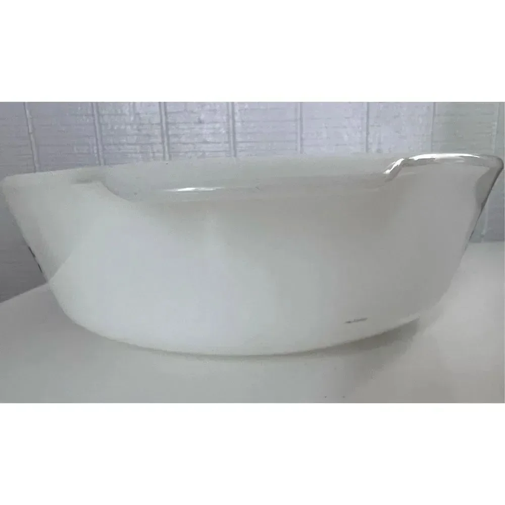 Vintage Anchor Hocking Fire King Green Meadow 2 Quart Casserole Dish 438